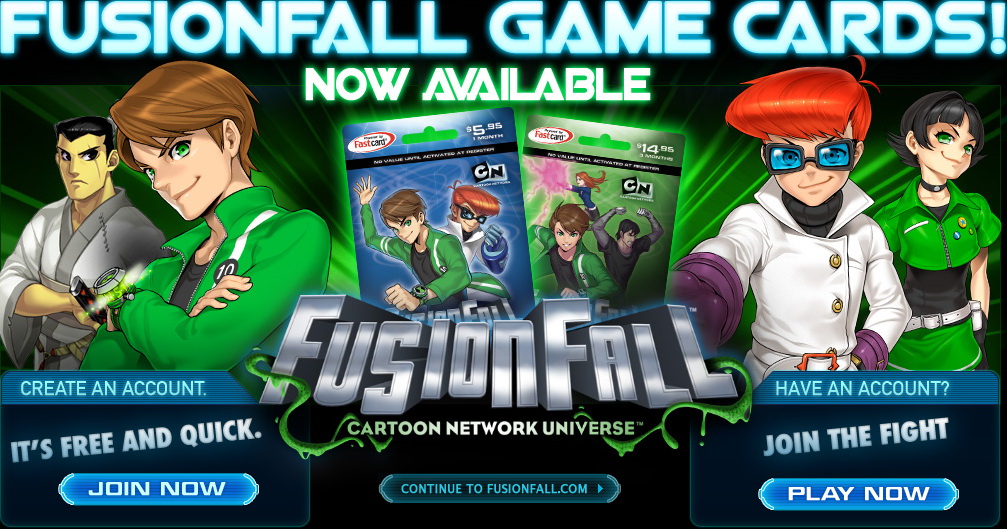 fusionfall play now